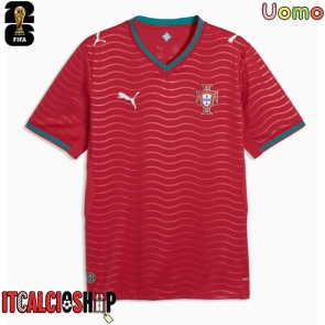 Portogallo Prima Maglia Mondiali 2026 Manica Corta